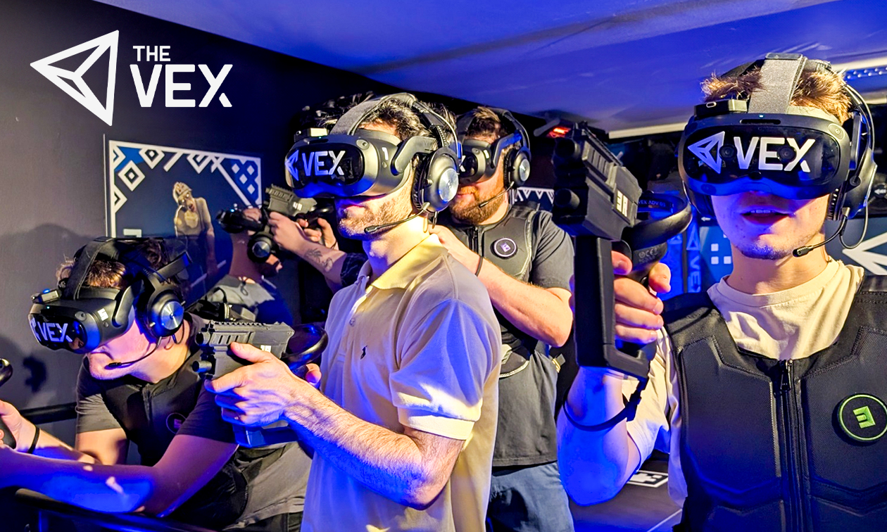 Virtual reality-spel VEX Adventure (30 min) + VEX Arena (30 min)