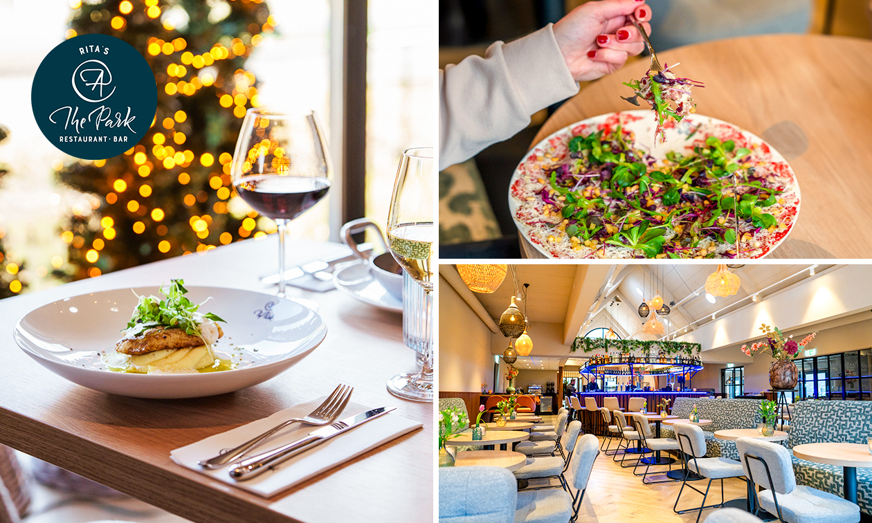 3-gangendiner van de chef of 3-gangen valentijnsdiner + welkomstdrankje bij Restaurant @ThePark