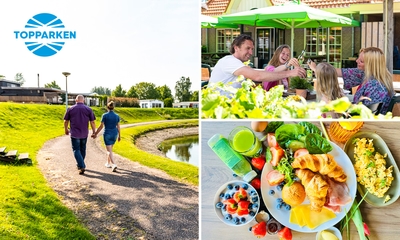 Wandel- of fietsarrangement incl. warme drank + gebak + 2-gangenlunch of luxe ontbijt