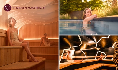 Ochtend-, avond-  of dagentree voor Thermen Maastricht