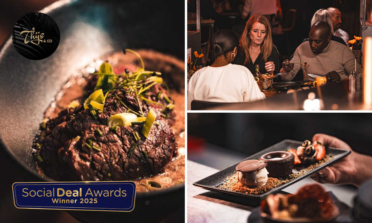 5-gangen shared dining-diner bij Thijs & Co