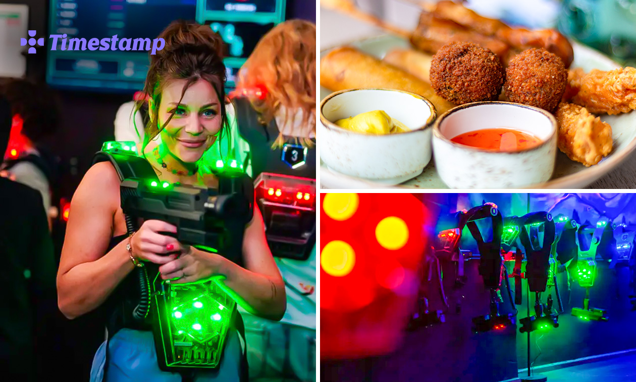 2 sessies lasergamen + bittergarnituur in hartje Arnhem