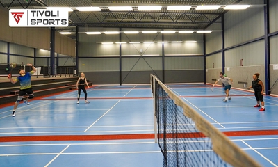 Badminton (90 minuten) voor 2 of 4 personen + huur rackets en shuttles