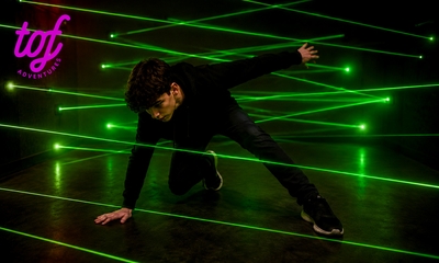 Lazermaze (30 min) voor 2 tot 6 personen + nacho's