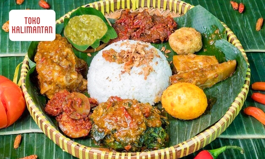 Rijsttafel voor afhaal of dine-in bij Toko Kalimantan