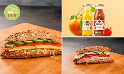 Luxe belegd broodje + sapje naar keuze in Nijmegen