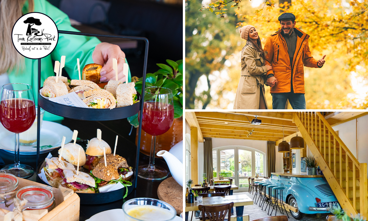 High tea + welkomstdrankje bij Toon Kortooms Park