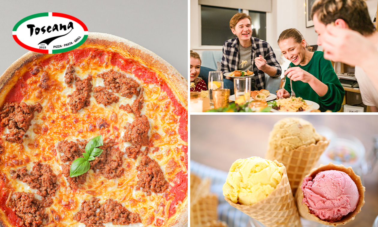 Italiaans 2-gangen keuzediner bij Toscana Hoogerheide