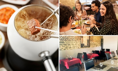 Pierrade ou fondue à partager au restaurant Tout conte fée