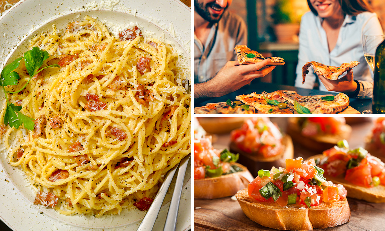 Italiaans 3-gangendiner à la carte