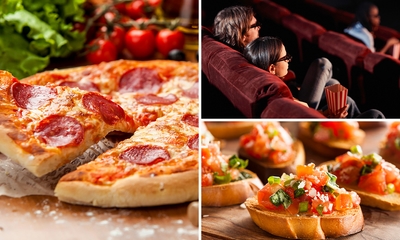 3-gangen diner à la carte + evt. filmticket bij Trattoria Culaccino