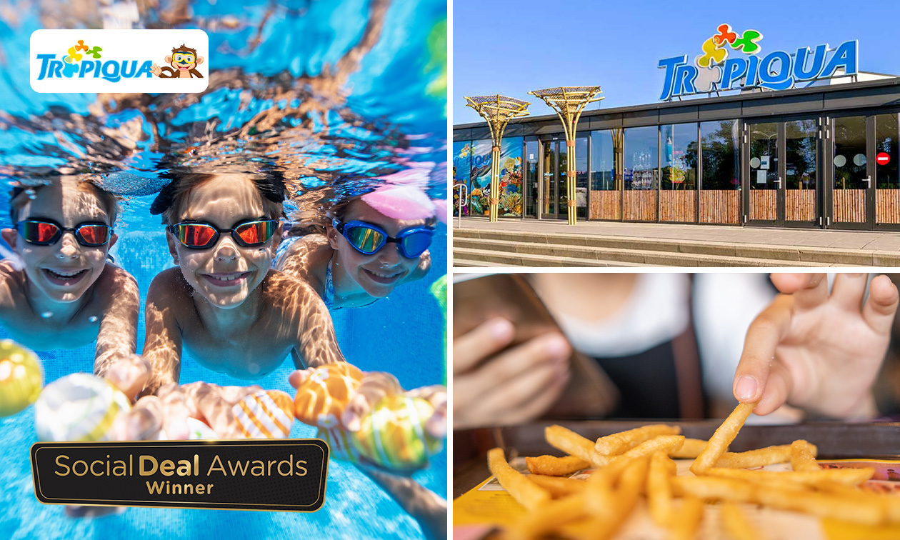 Dagentree subtropisch zwembad + friet met saus