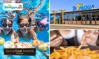 Dagentree subtropisch zwembad + friet met saus