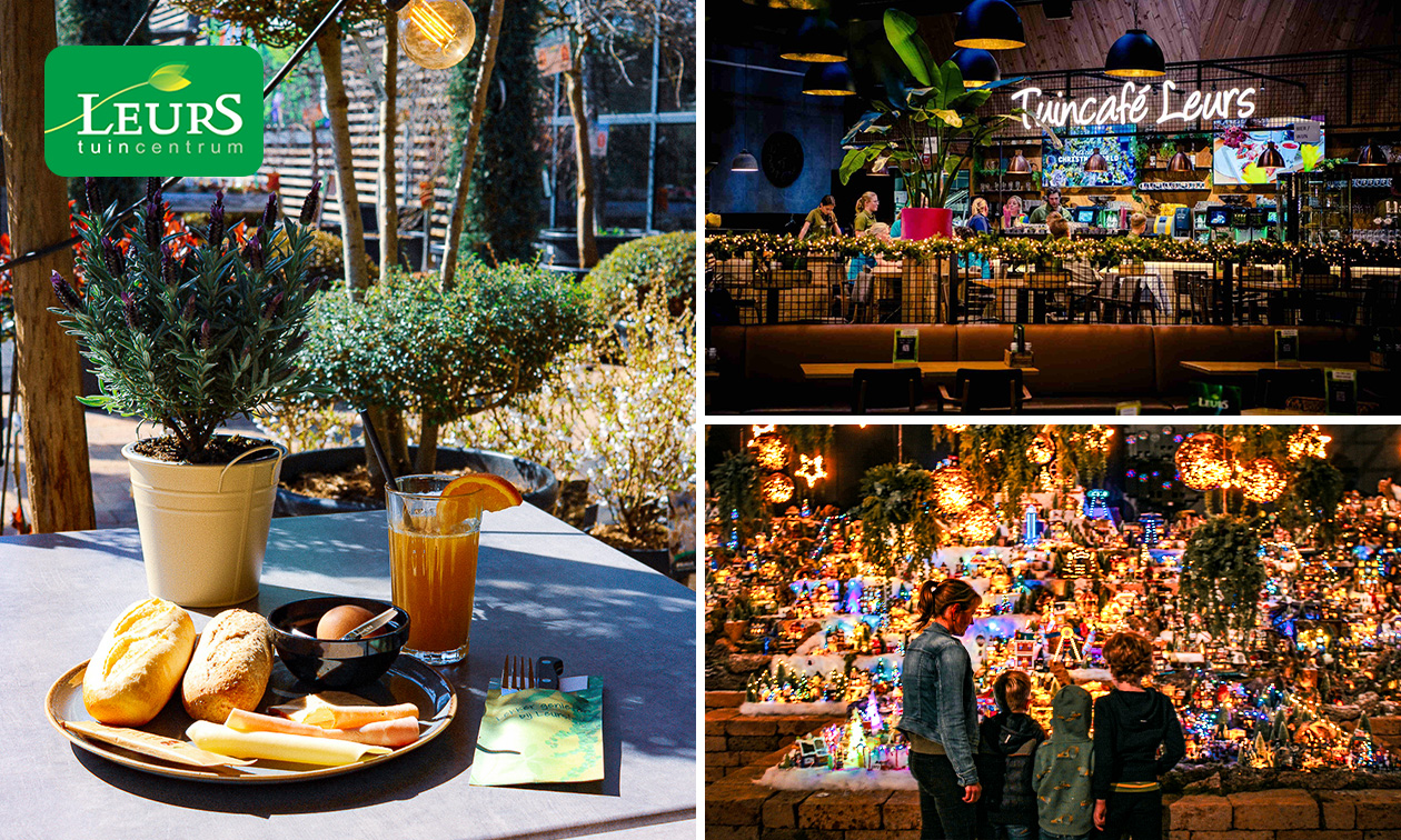 Ontbijt bij Restaurant La Piazza in Tuincentrum Leurs