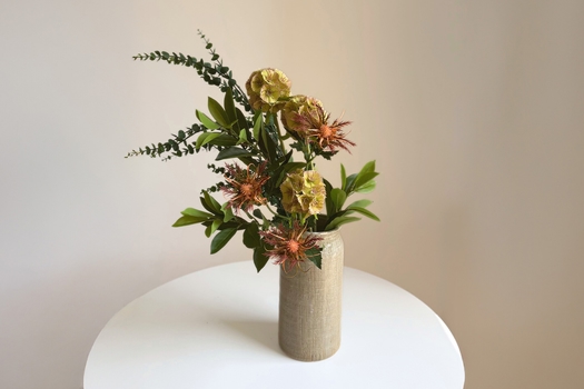 Efterårsbuket med kunstige blomster