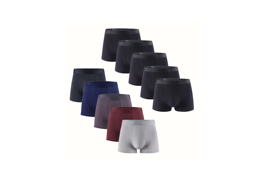 10 par boksershorts i bambus 