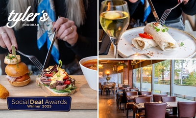 12-uurtje of 2-gangenlunch à la carte bij Tyler's Foodbar
