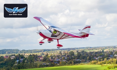 Lidmaatschapskaart voor vlucht (30, 40, 60 of 2x30 min) + evt. theoretische les en meer bij ULM