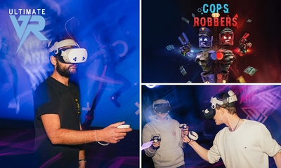 1 VR-game (15 à 20 min) of 4 VR-games naar keuze (4 x 10-15 min)