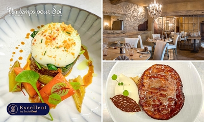 Lunch (midi) en 3 services ou menu en 4 services chez Un temps pour Soi