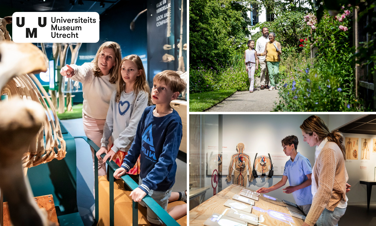 Entree museumtuin Oude Hortus + evt. UMU - Universiteitsmuseum Utrecht