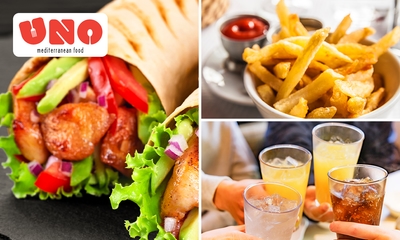 Wrap + friet + saus + drankje voor afhaal of dine-in in hartje Groningen