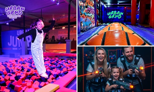 Indoor trampoline (2 of 3 uur) of all-in experience (2 uur) bij Urban GRND Emmen