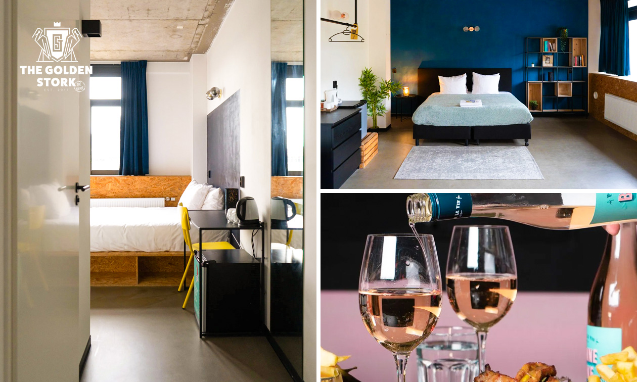 Overnachting voor 2 + late check-out en evt. meer nabij Delft en Den Haag