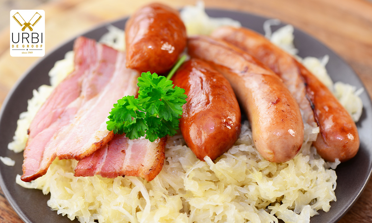 Choucroute met zuurkool en 6 soorten vlees (700 g)