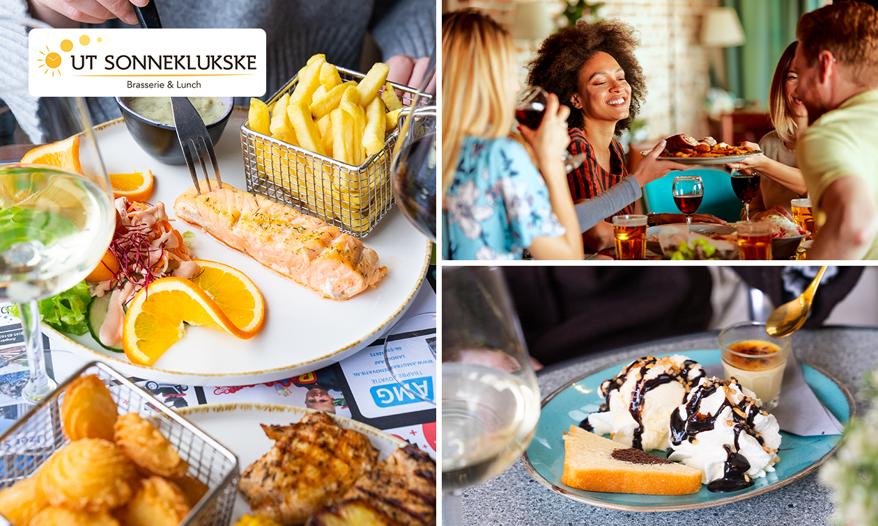 3-Gänge-Menü nach Wahl bei Ut Sonneklukske brasserie & lunch