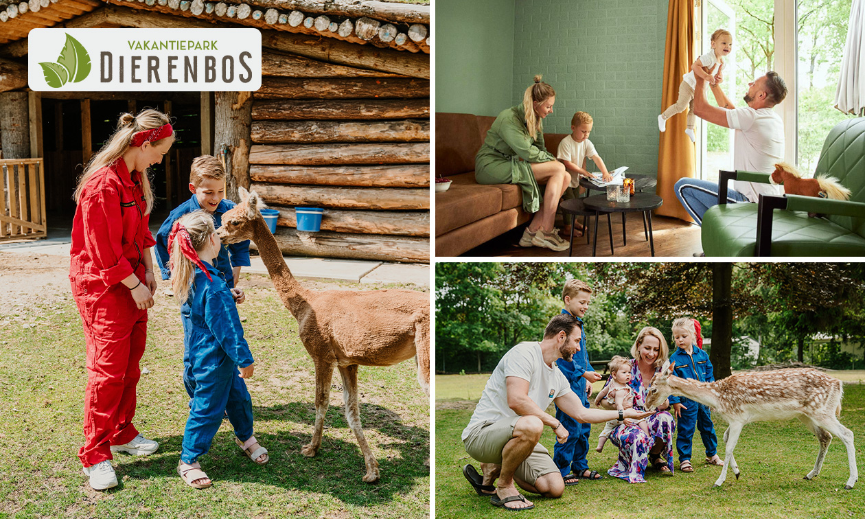 Midweek of weekend weg (4 of 6 pers.) incl. entree dierentuinen