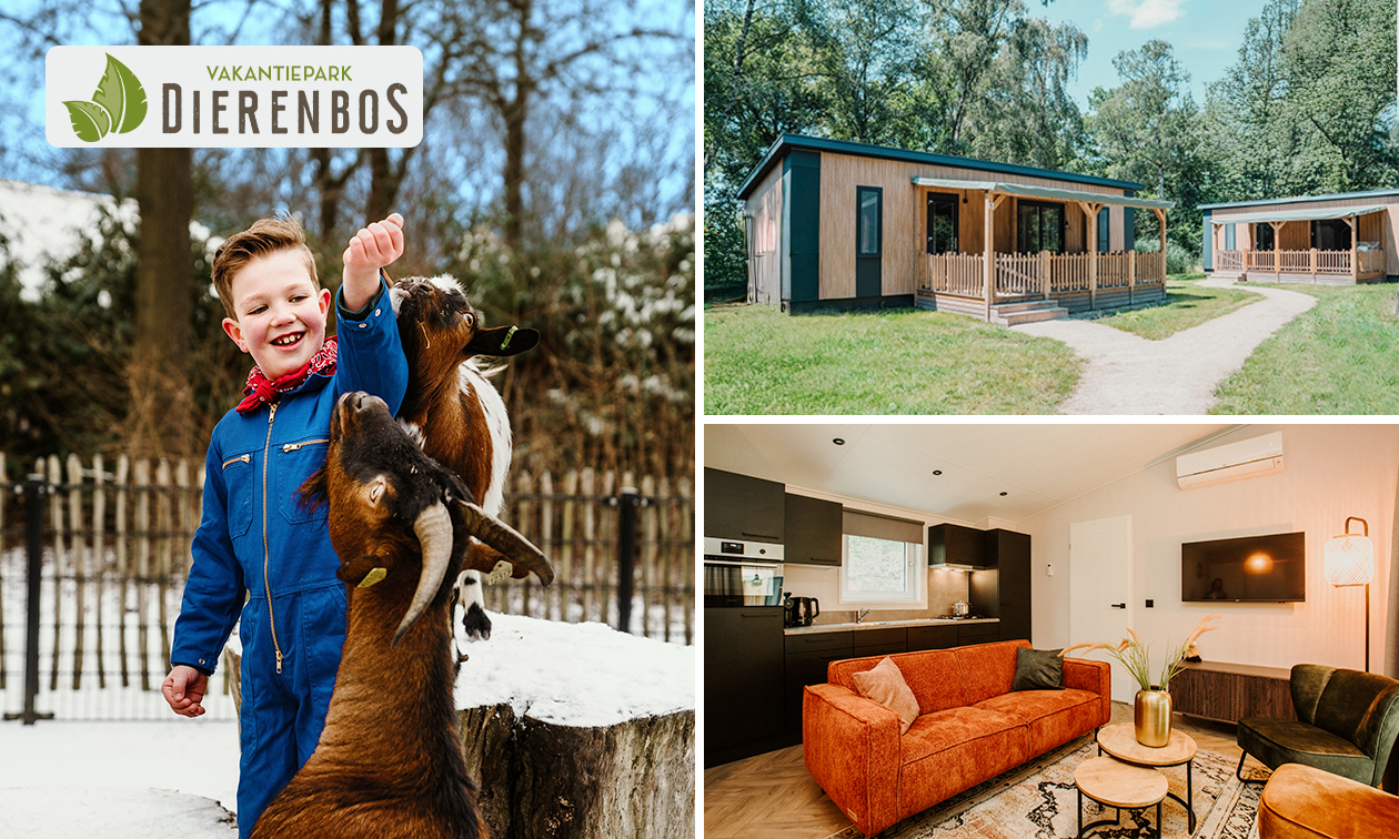 Midweek of weekend weg (voor 2 tot 6 pers.) incl. entree dierentuinen