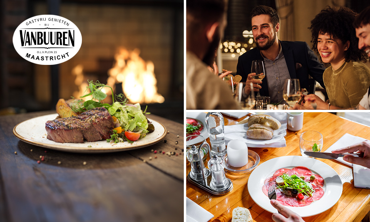 3-gangen keuzediner bij Van Buuren