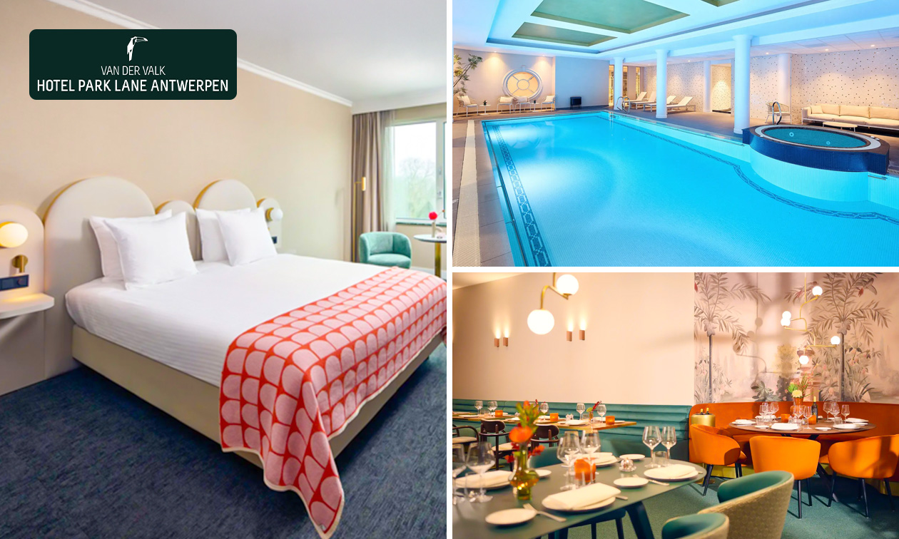 Übernachtung für 2 + Frühstück + Late Check-out + Wellness im Herzen von Antwerpen