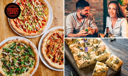 3-gangendiner à la carte bij Vegan Pizza Bar in Den Haag