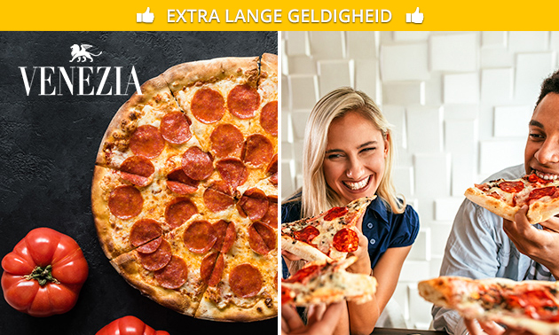 Afhalen: pizza naar keuze + blikje fris