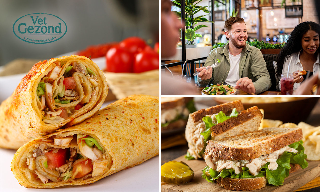 2-gangen keuzelunch bij Vet Gezond