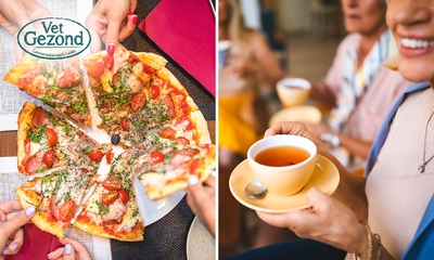 High pizza óf high tea (2 uur)