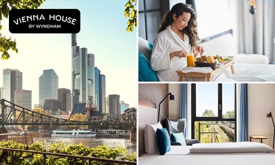 1 of 2 overnachtingen voor 2 + ontbijt + late check-out en meer nabij Frankfurt