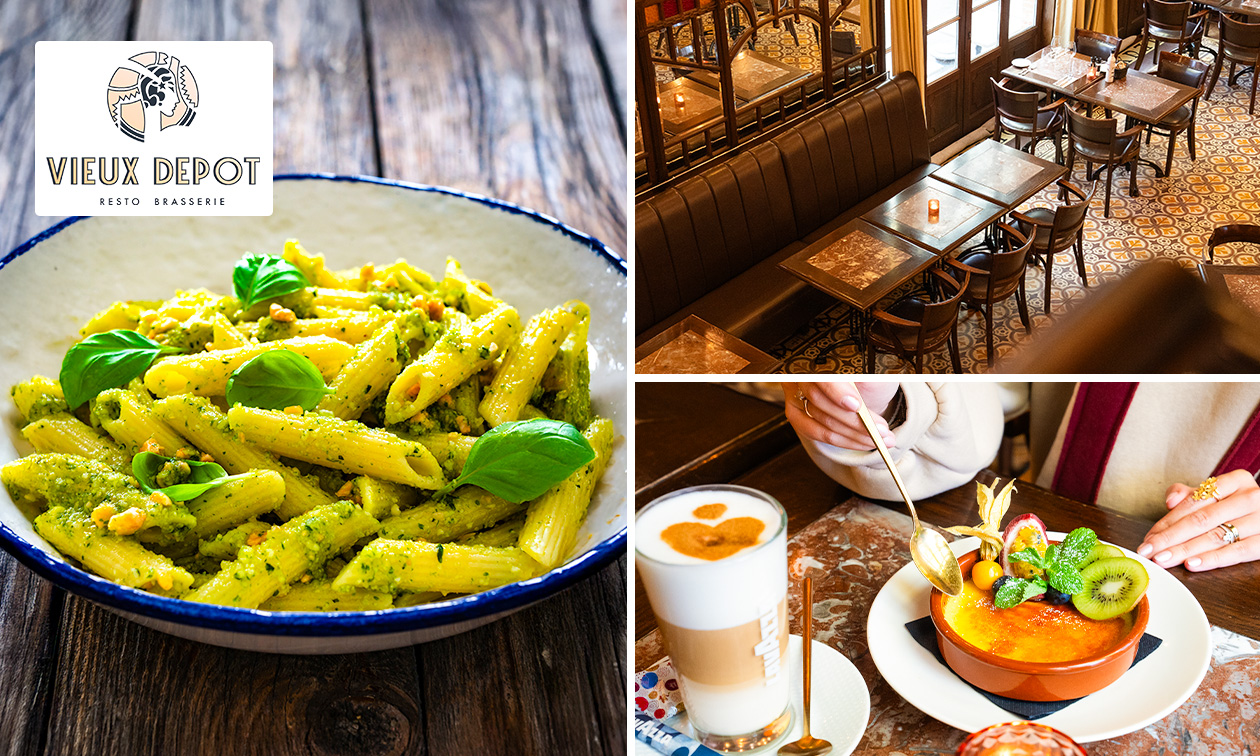 3-gangen keuzediner bij Vieux Depot