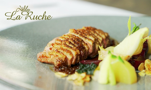 3-, 5- of 8-gangendiner bij Villa La Ruche