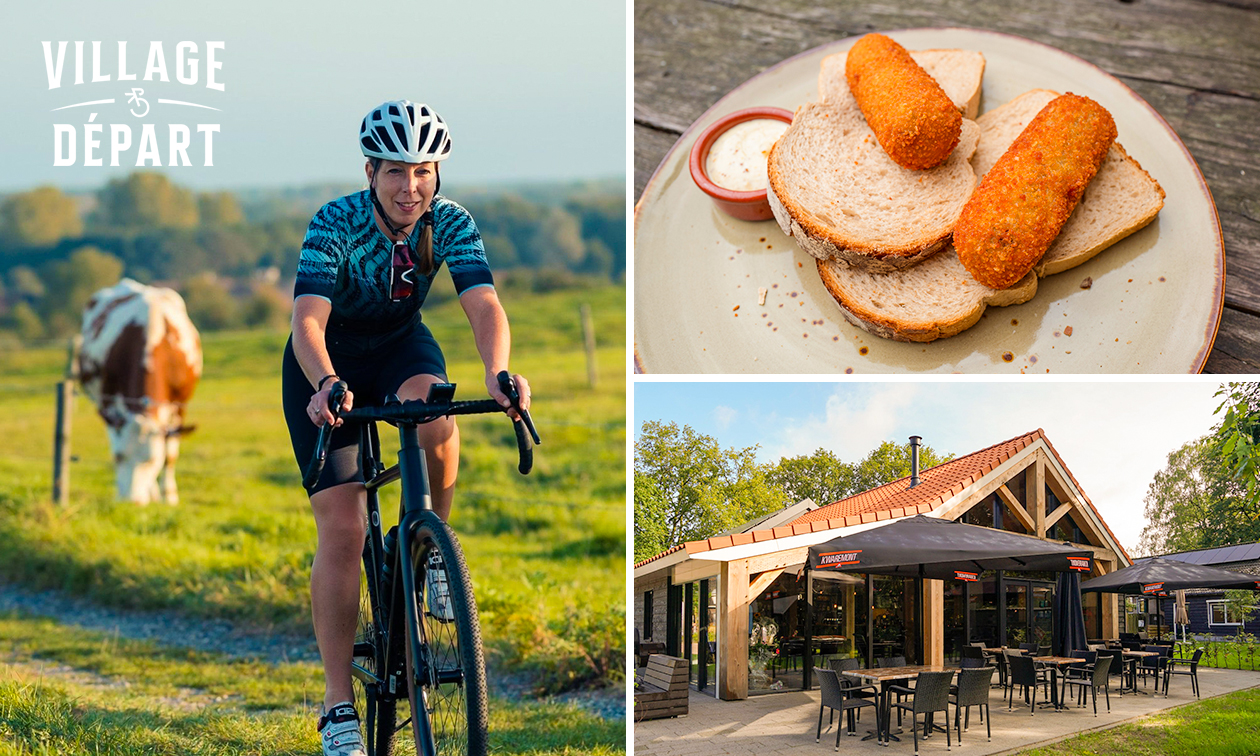 Wandel- of fietsarrangement + koffie + gebak + 2-gangenlunch