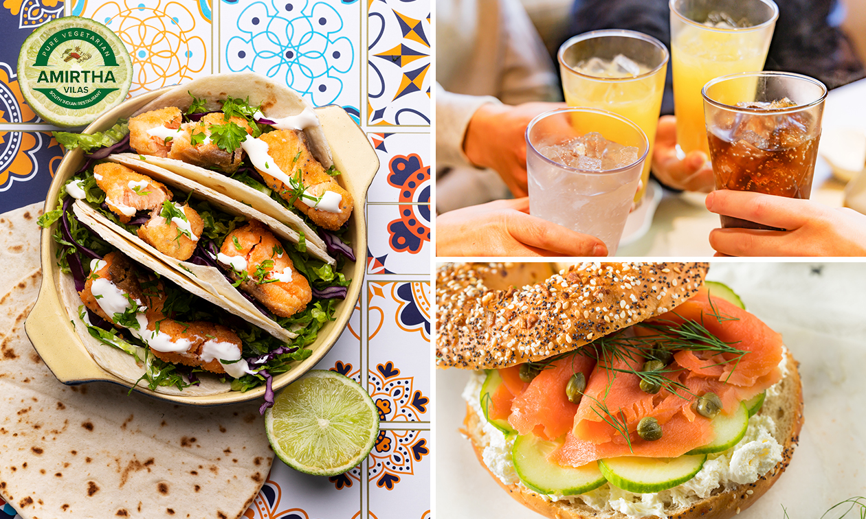 Broodje of taco + drankje en evt. bijgerecht om af te halen bij Vis & Fork