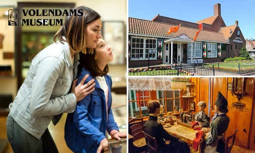 Entree voor het Volendams Museum + koffie/thee en koek