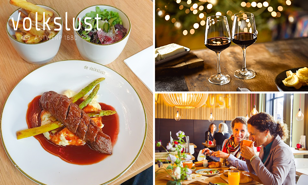 3-gangendiner à la carte bij Volkslust Haarlem