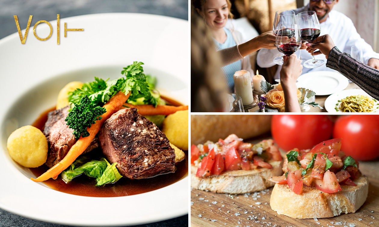 2- of 3-gangen keuzelunch of -diner