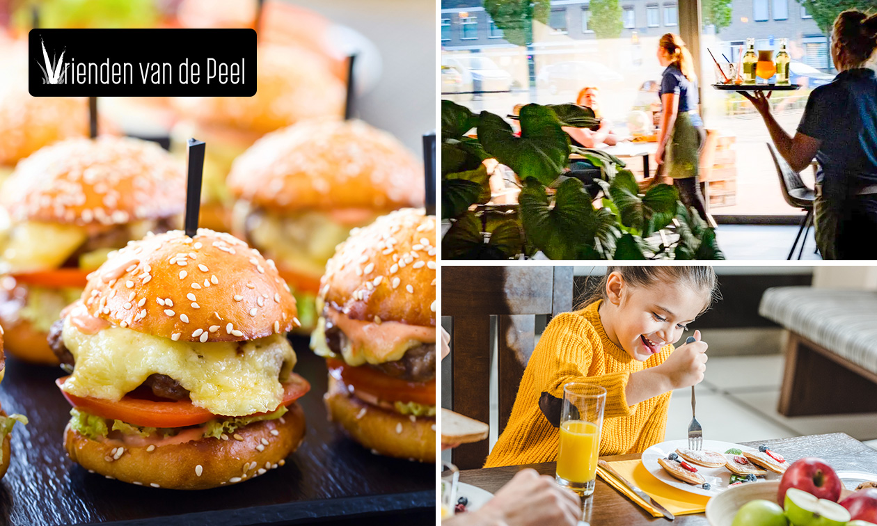 High burger of high pannenkoek bij Vrienden van de Peel