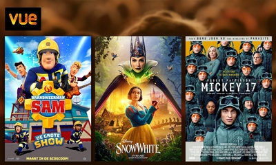 Bioscoopkaartje + medium popcorn bij Vue Cinemas