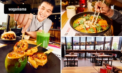2-gangendiner of -lunch à la carte bij Wagamama