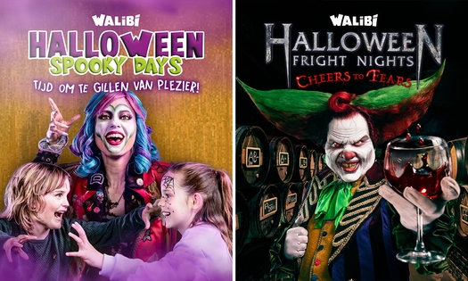 Dagentree Walibi Holland tijdens Halloween + overnachting voor 4 of 8 in Walibi Village